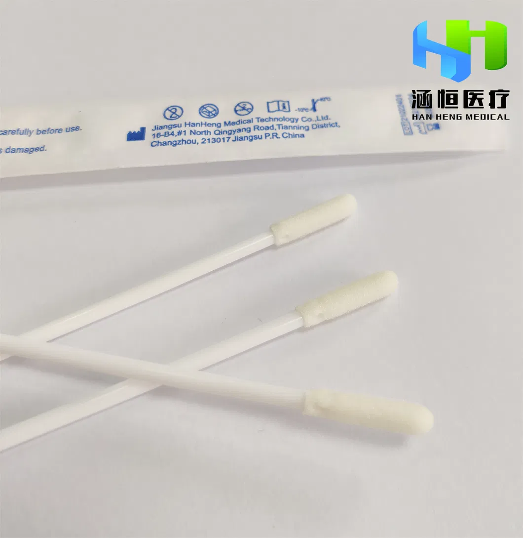 Medical Factory Disposable Lab Test Genetic Testing Sterile Home Oral Specimen Collection Sponge Swab Kit for Hospital