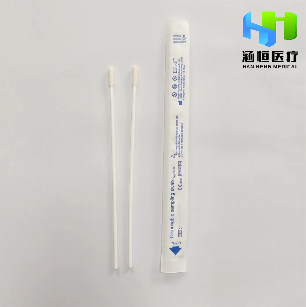 Medical Factory Disposable Lab Test Genetic Testing Sterile Home Oral Specimen Collection Sponge Swab Kit for Hospital