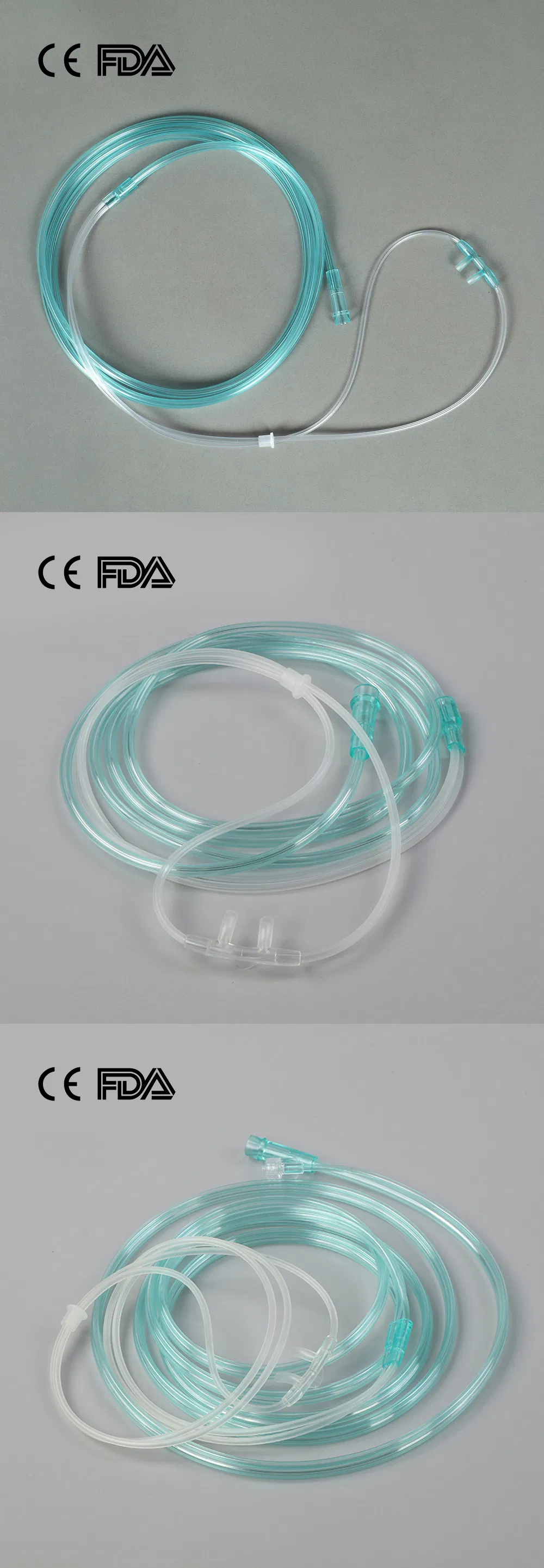 Medical High Flow Oxygen Nasal Cannula Hfnc with CE, ISO Nasal Oxygen Tube