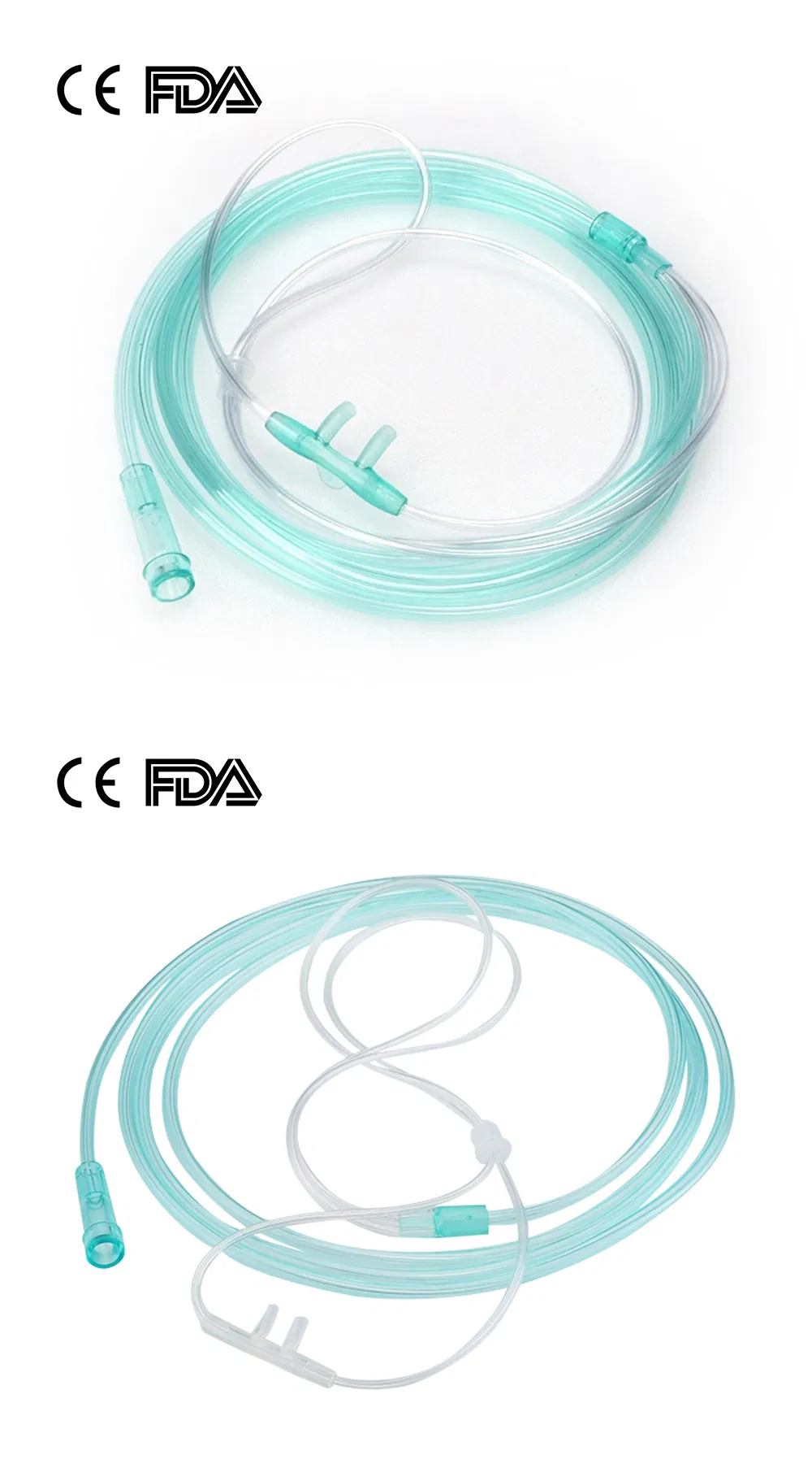 Medical High Flow Oxygen Nasal Cannula Hfnc with CE, ISO Nasal Oxygen Tube