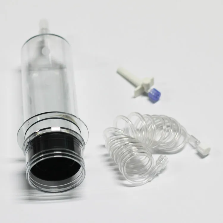 Medical Imaging Products Angiographic Syringe for CT/Dsa/MRI Compatible to Medrad, Ezem, Lf, Metron