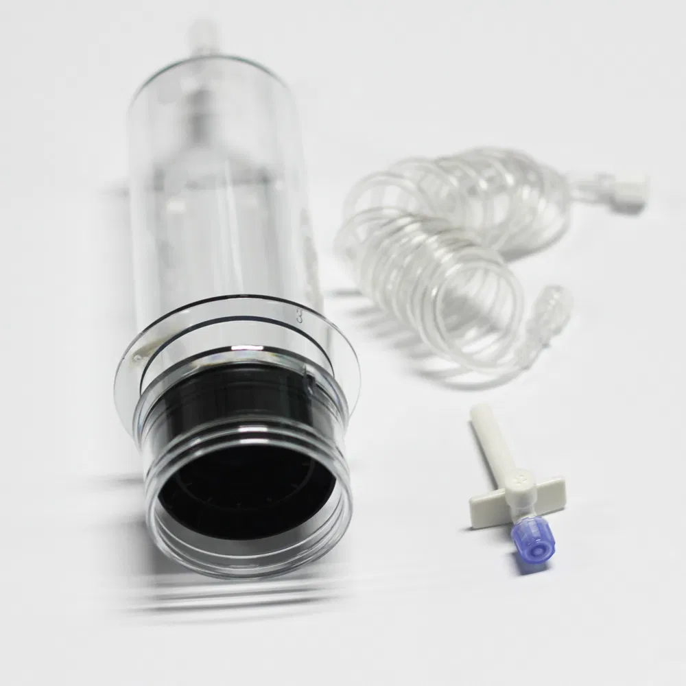 Medical Imaging Products Angiographic Syringe for CT/Dsa/ MRI Compatible to Medrad, Ezem, Lf, Metron