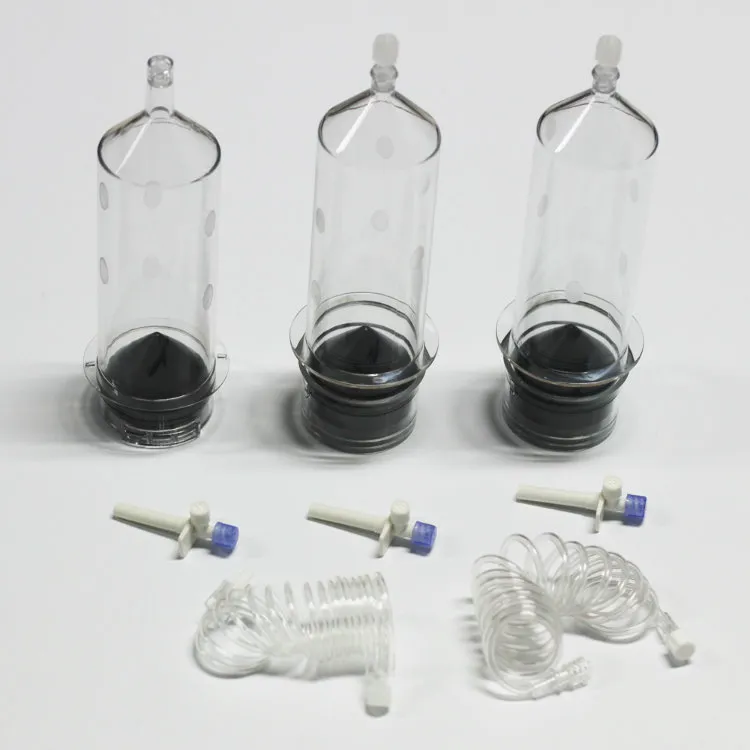 Medical Imaging Products Angiographic Syringe for CT/Dsa/MRI Compatible to Medrad, Ezem, Lf, Metron