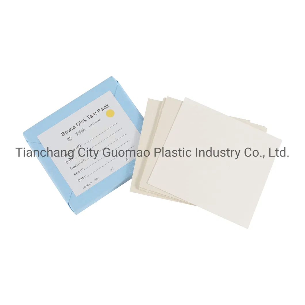 Medical Instrument ISO 11140 Bowie Dick Pack Medical Test Equipment Card