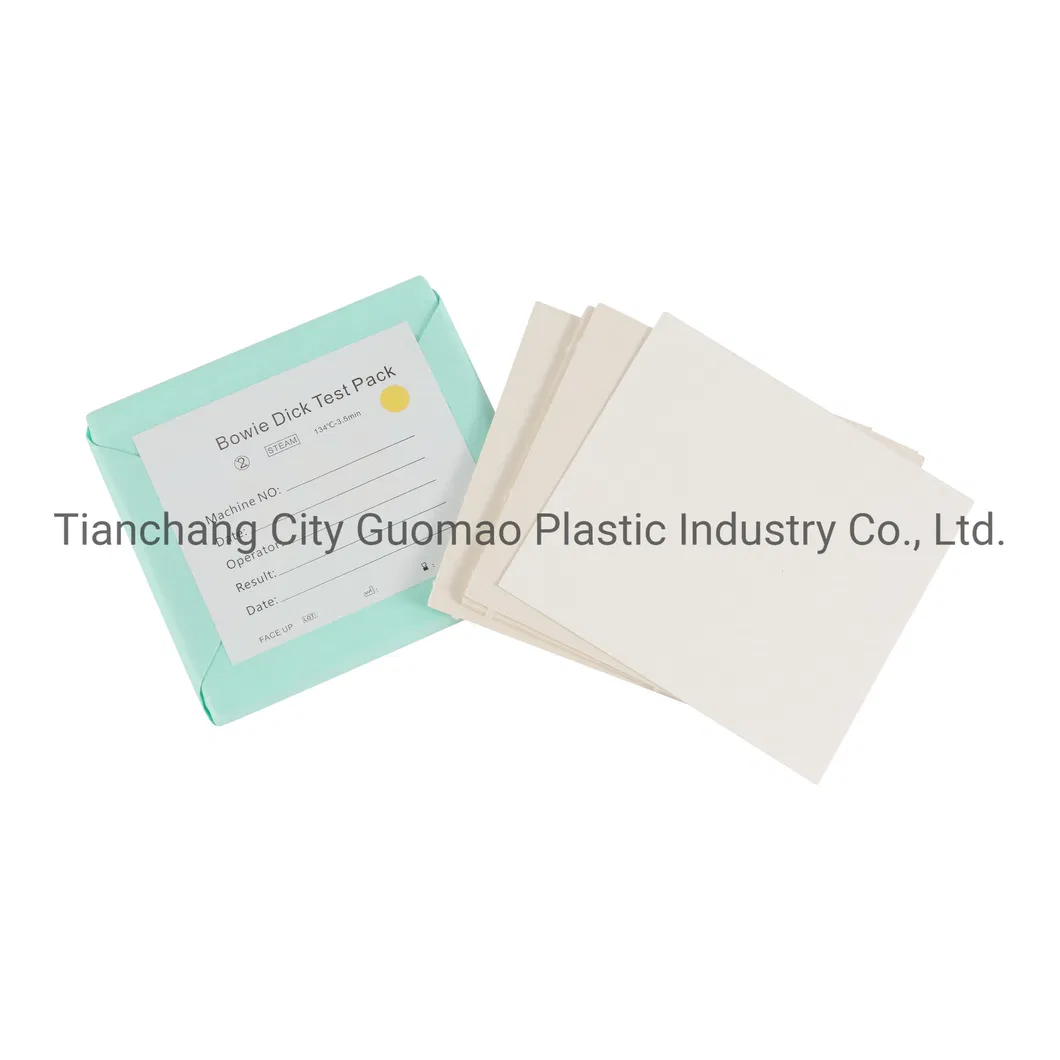 Medical Instrument ISO 11140 Bowie Dick Pack Medical Test Equipment Card