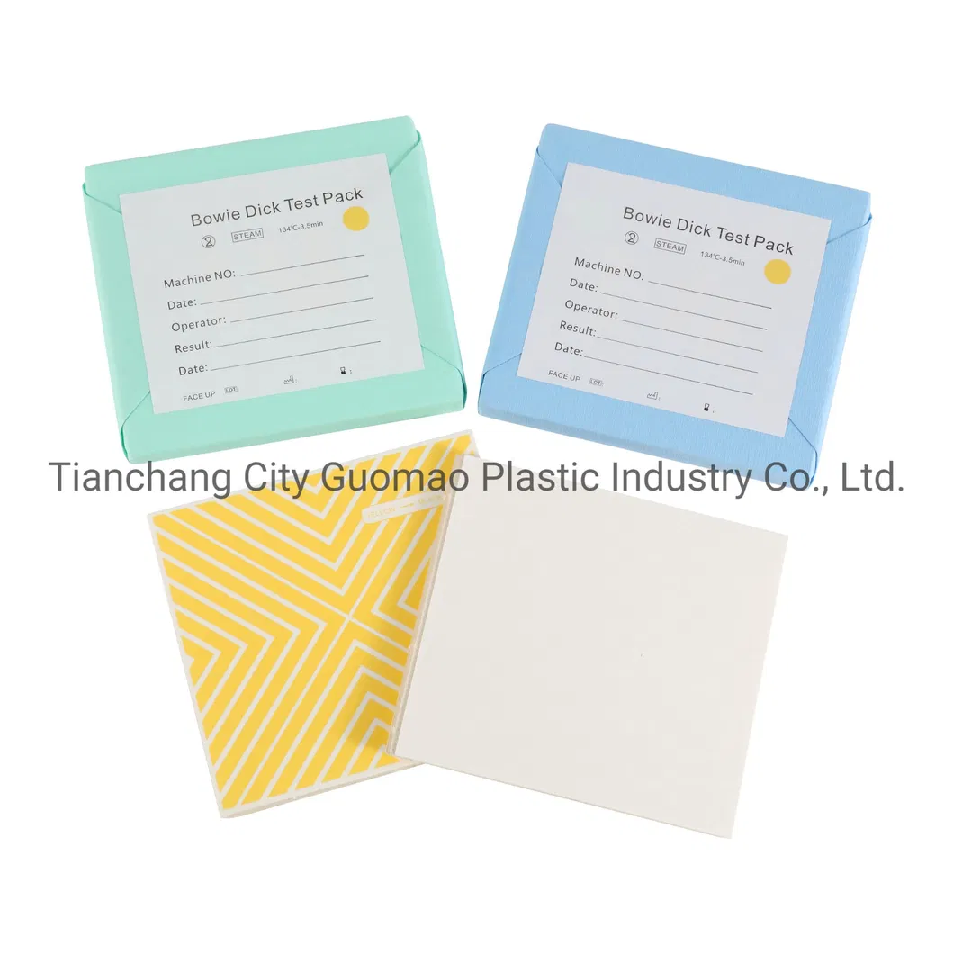 Medical Instrument ISO 11140 Bowie Dick Pack Medical Test Equipment Card