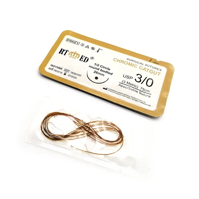 Medical Needle 420/304 Stainless Steel 1/2, 3/8, Circle, Round Bodied/Cutting/Reverse Cutting/Taper Cutting/Spatula