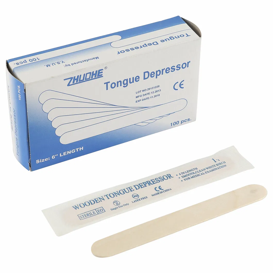 Medical Sterile Plastic Tongue Depressor Container