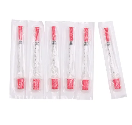 Medical Supply Disposable Sterile Insulin Syringe with Fixed Needle