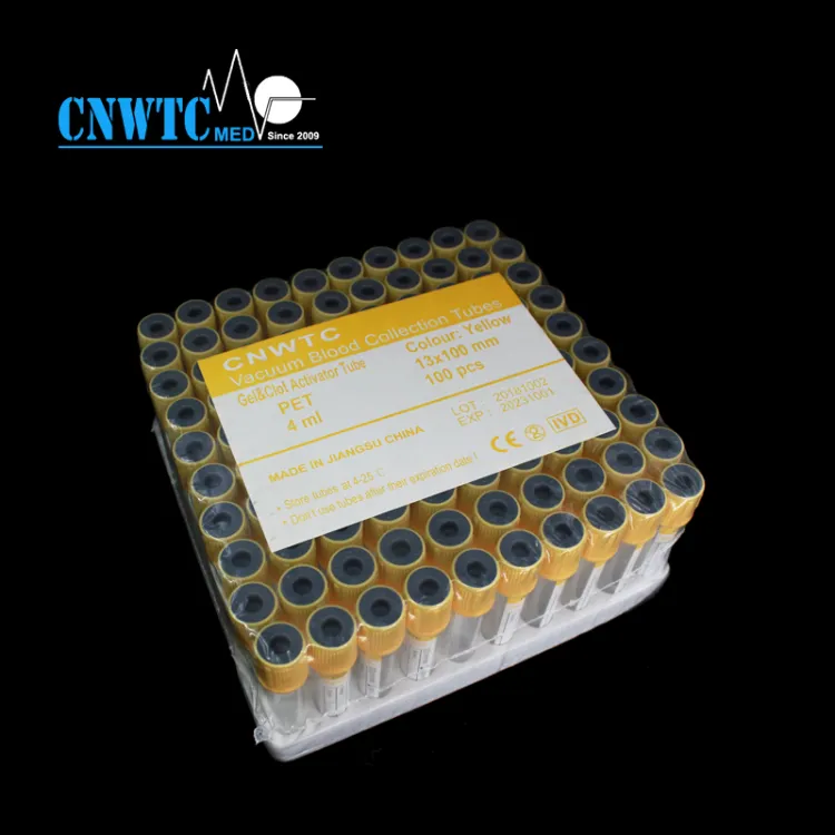 Medical Supply Sterile Blood Collection Tube Gel Tube with K2/K3 Additive CE ISO