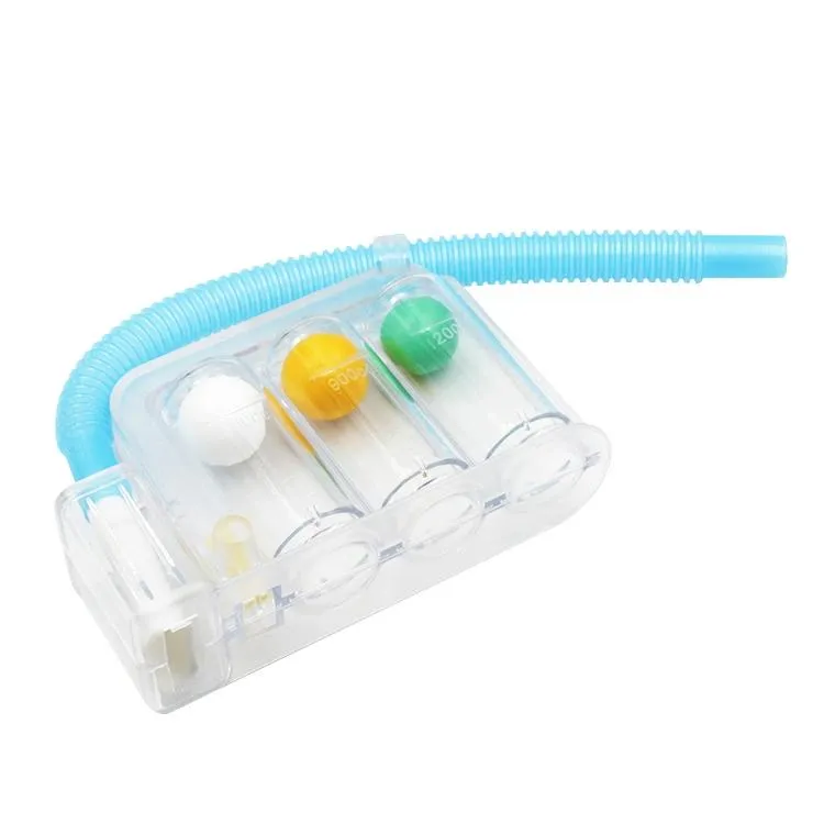 Medical Use Three Balls Spirometer for Breathing Exercises