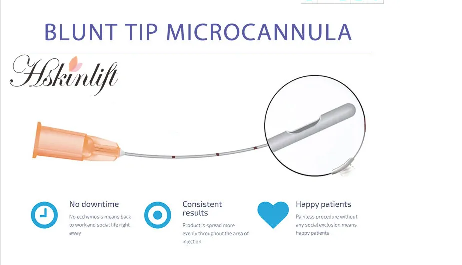 Micro Cannula Blunt Tip Needles for Beauty Injection