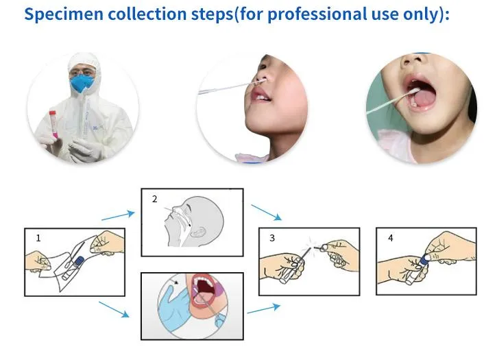 Nasal Swab Test Kit Virus Sampling Tube Transport Medium