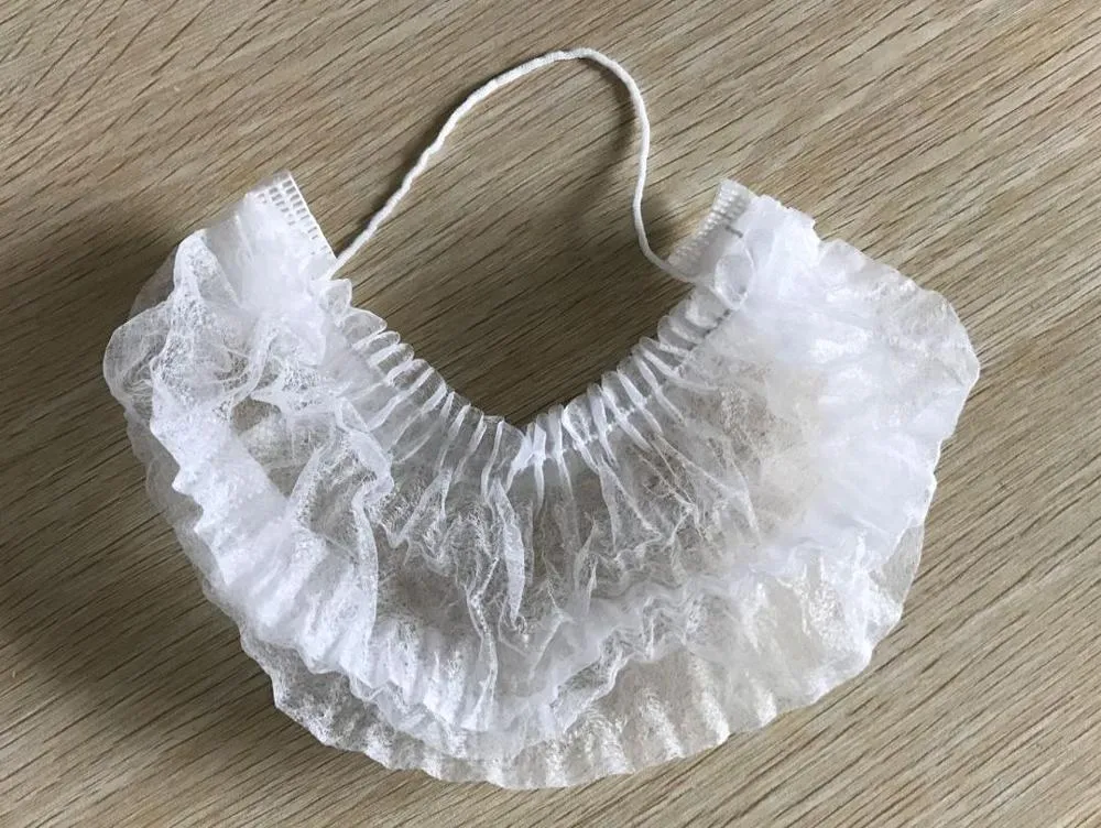 New Style Disposable PP Non Woven Beard Cover with Elastic