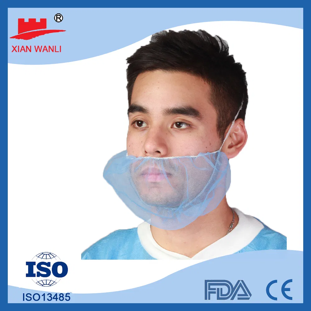 New Style Disposable PP Non Woven Beard Cover with Elastic