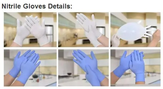 Nitrile Gloves Cheap Purple Disposable Malaysia Purple Pink Exam 