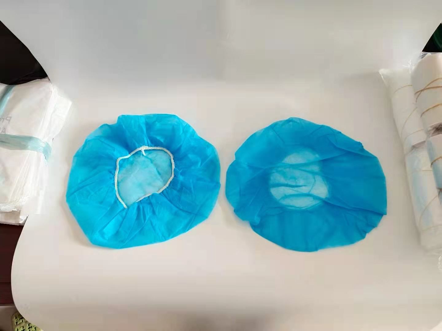Non Woven Disposable Single/Double Elastic Clip Cap
