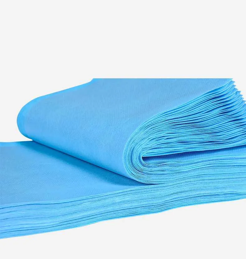 Non-Woven Medical Non-Medical Bed Sheet PP/SMS Bed Cover Hospital SPA