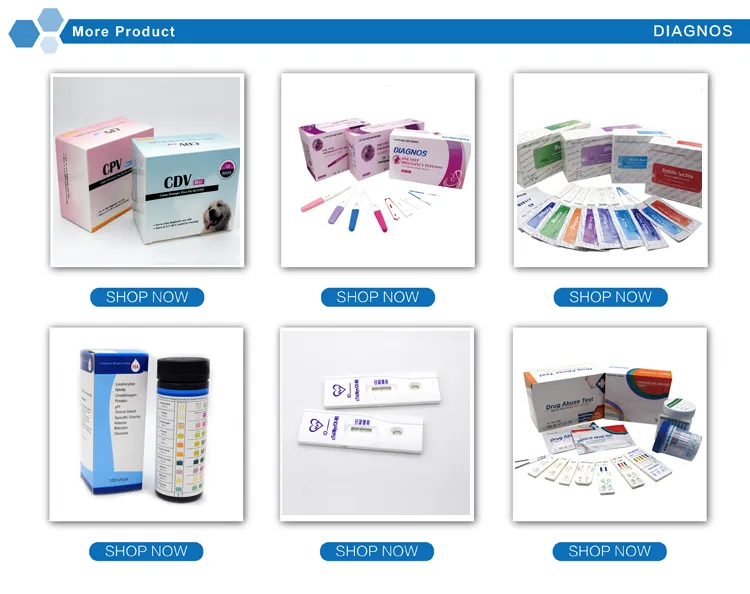 One Step Disposable Use Hospital Diagnostic Hpylori Test Device