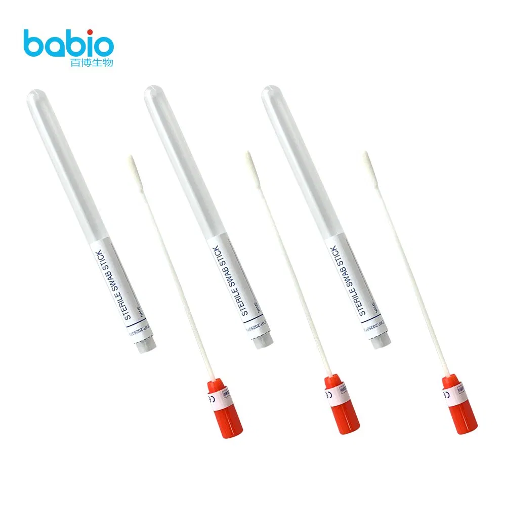 Oropharynx Swab Medical 3cm Breakpoint and 8cm Breakpoint Disposable Virus Sampling Tube Kit