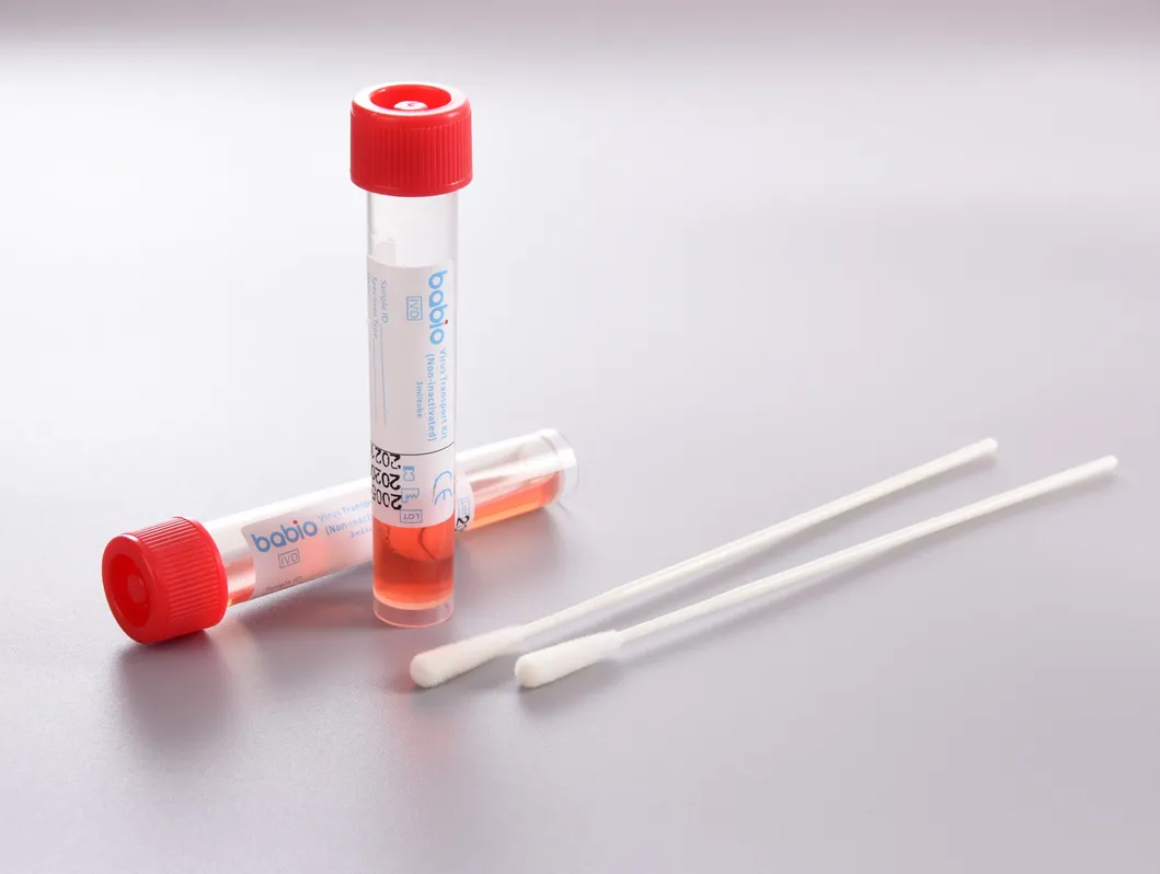 Oropharynx Swab Medical 3cm Breakpoint and 8cm Breakpoint Disposable Virus Sampling Tube Kit