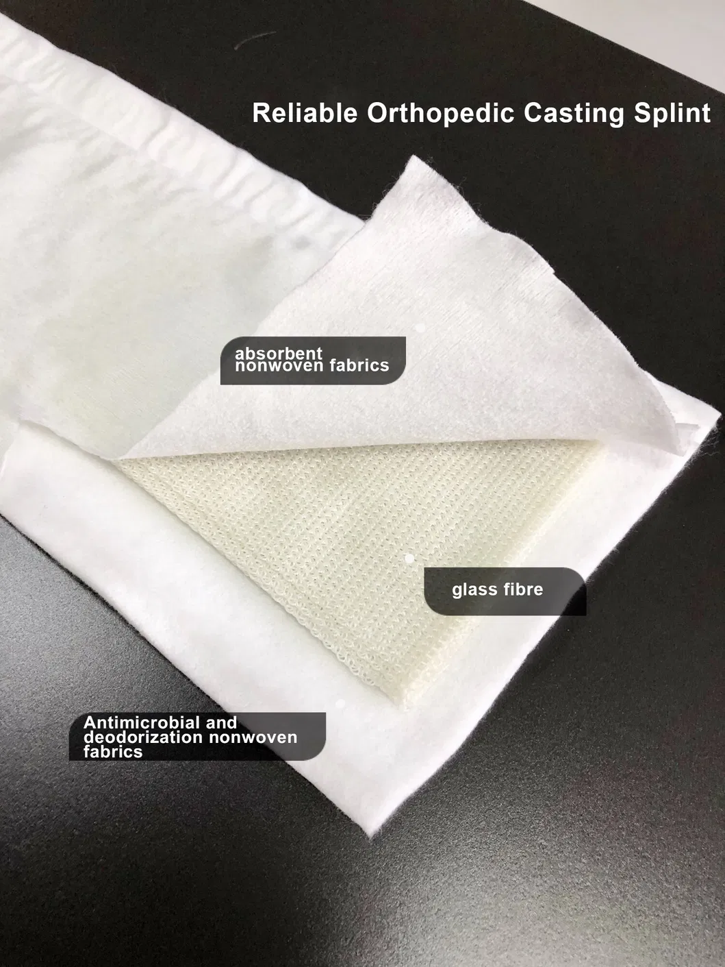 Orthopedic Fiberglass and Polyester Casting Splint for Adult