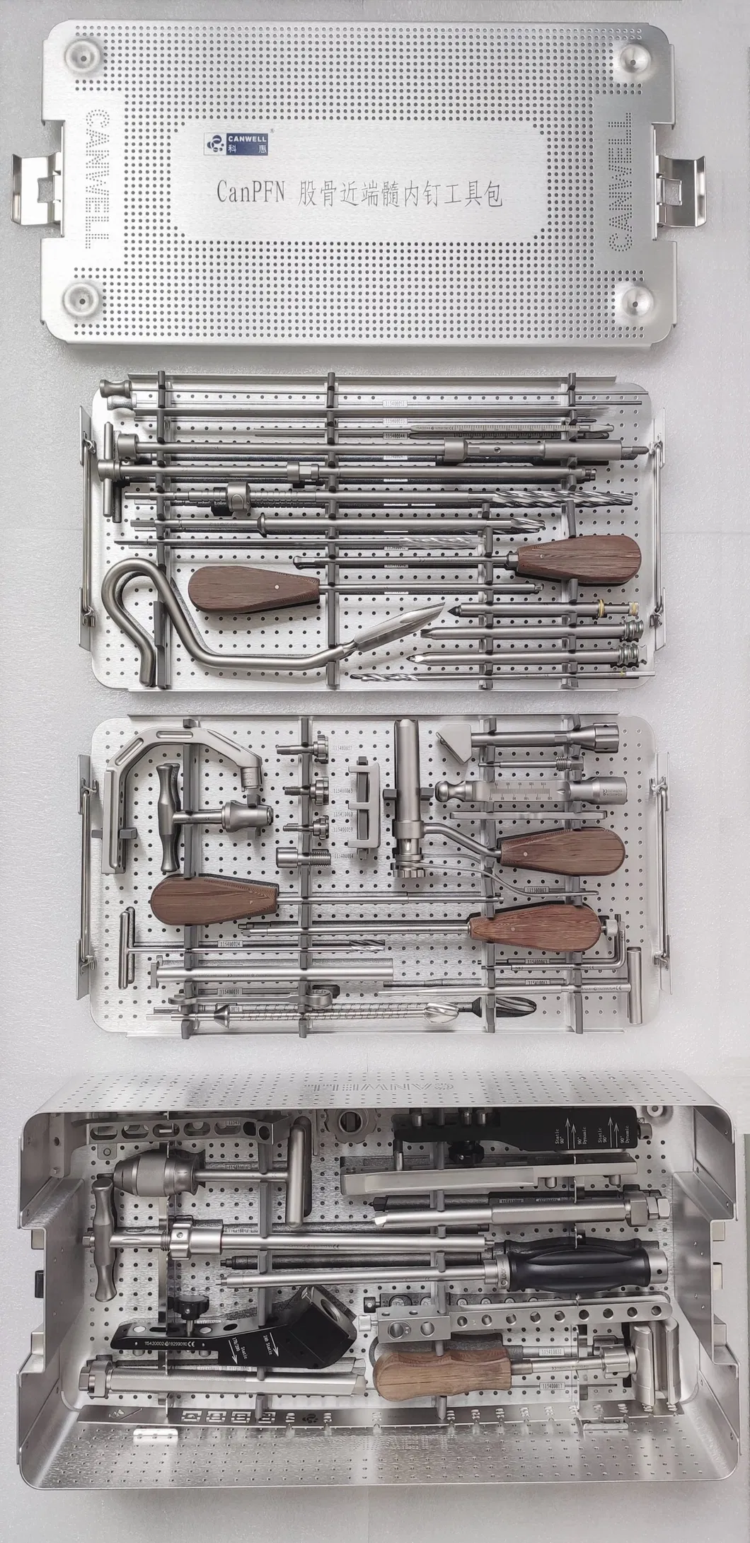 Orthopedic Nail Implants Pfna Intramedullary Nail Femoral Interlocking Nail Gamma Nail Proximal Femoral Femur Implants Factory
