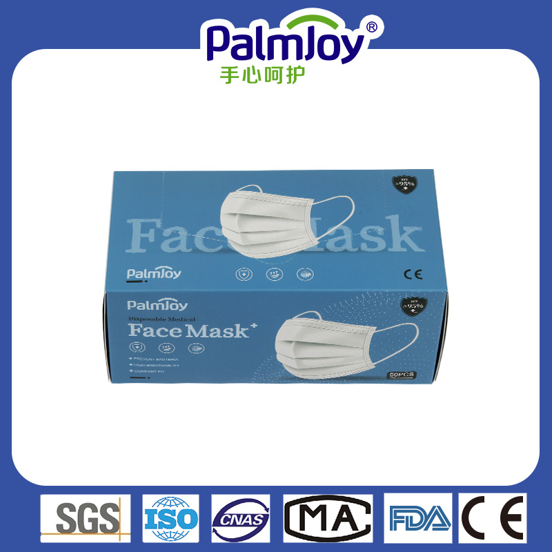 Palmjoy China Famous Brand Medical Face Mask Disposable Face Mask