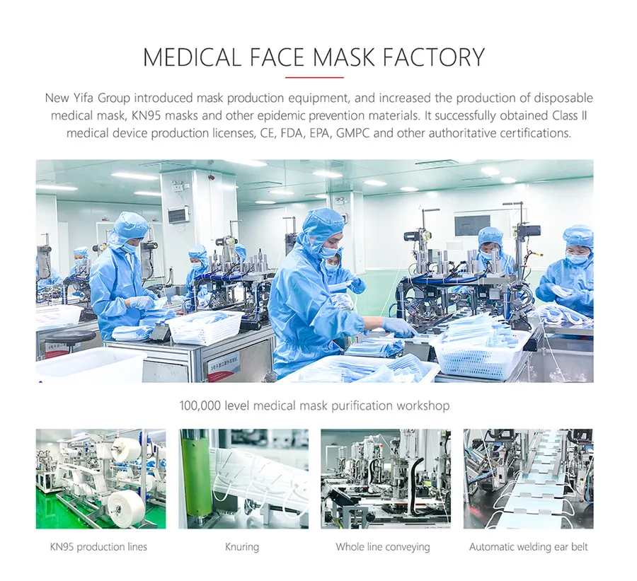 Palmjoy China Famous Brand Medical Face Mask Disposable Face Mask