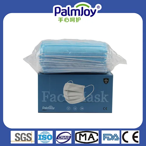 Palmjoy Disposable Medical Protect Face Masks Breathable & Snug Fit Face All Season