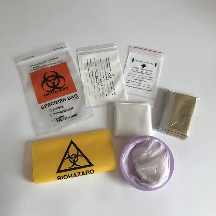 PE Biohazard Specimen Bags 6′′x9′′ - 100 Count