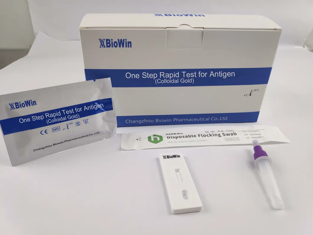 Pei/Bfarm Immunobio Self Test Antigen Test Kit Saliva/Sputum/Nasal Swab Self Diagnostic Test