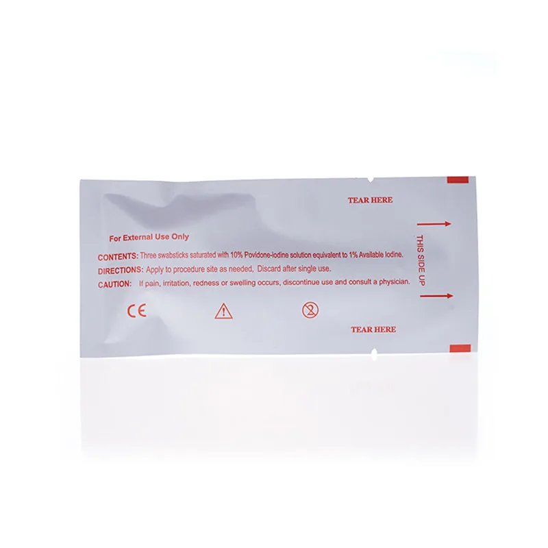 Povidone Iodine Swabsticks Medical Surgical Disposable 10% Povidone Iodine Swabsticks