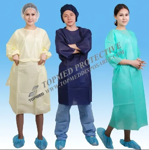 PP Nonwoven Isolation Gown, Disposable, Useful and Cheap Price
