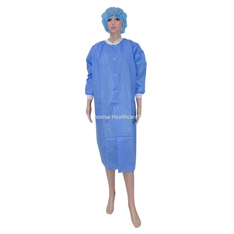 PPE Wholesale Safety Health Disposable Dental Lab/Laboratory Jacket for Nurse with CE ISO Approved