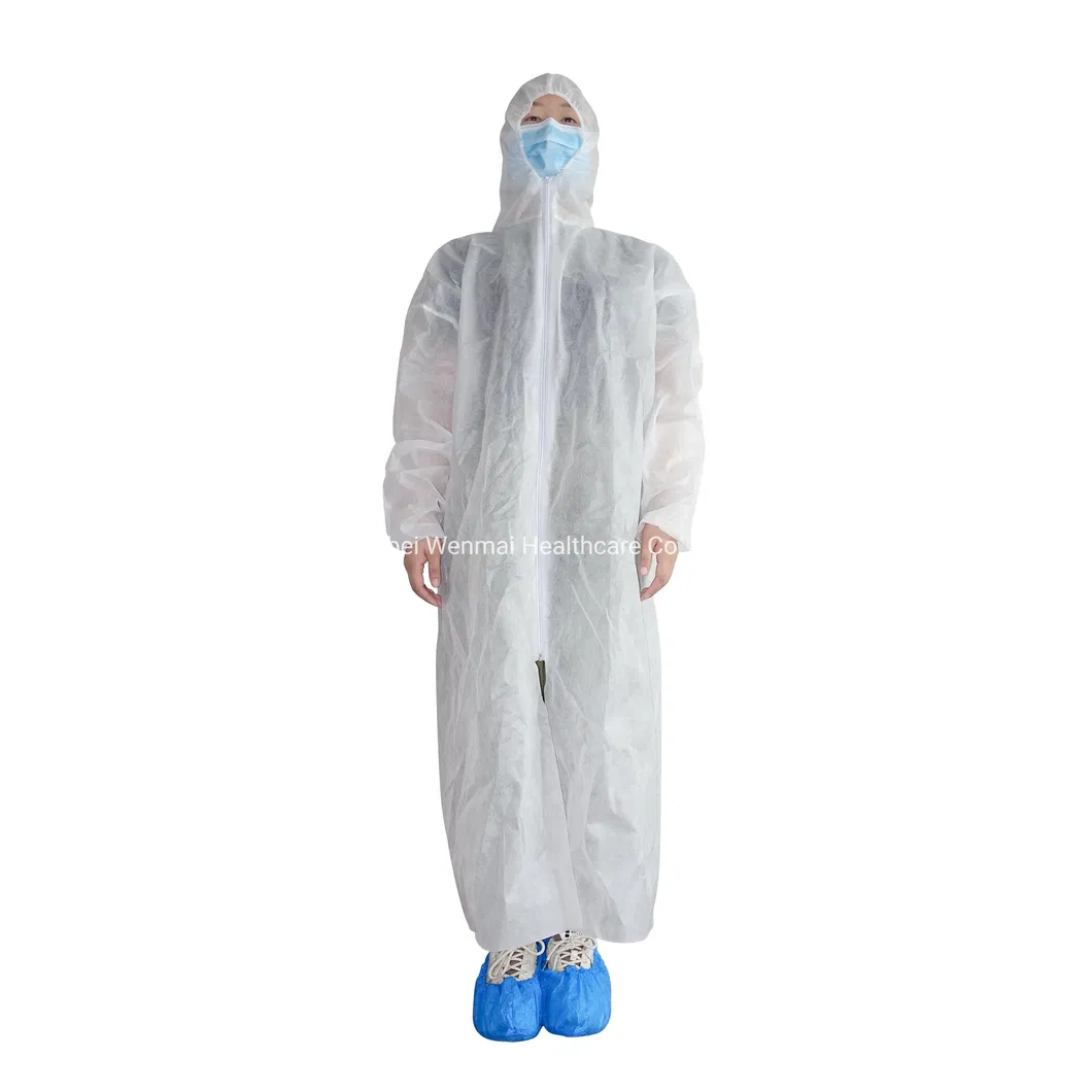 PPE Wholesale Safety Health Disposable Dental Lab/Laboratory Jacket for Nurse with CE ISO Approved