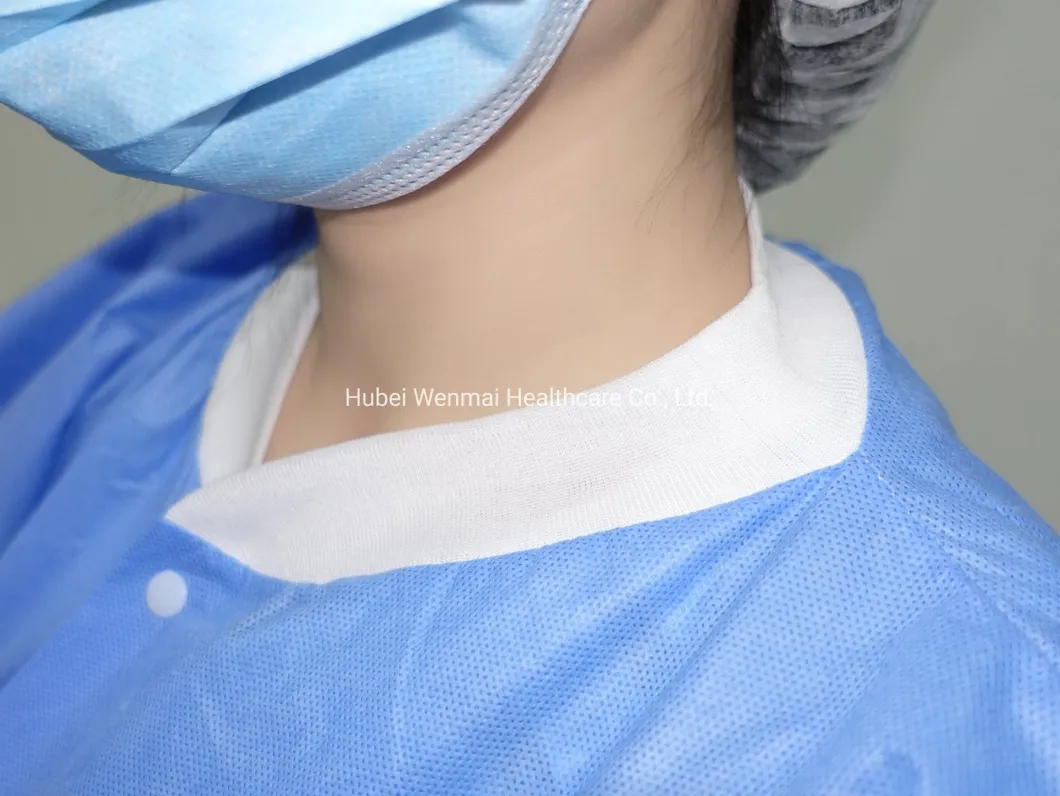 PPE Wholesale Safety Health Disposable Dental Lab/Laboratory Jacket for Nurse with CE ISO Approved