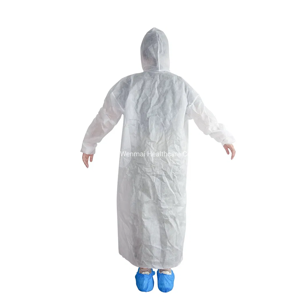 PPE Wholesale Safety Health Disposable Dental Lab/Laboratory Jacket for Nurse with CE ISO Approved