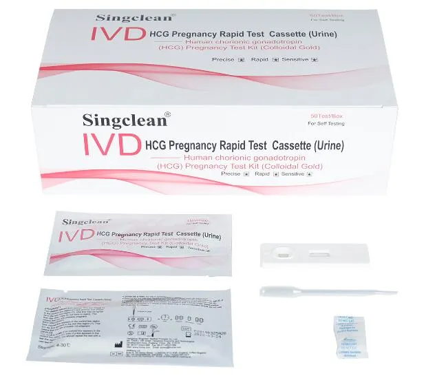 Private Label HCG Pregnancy Test Kit (Strip, cassette, midstream) -OEM Service Available