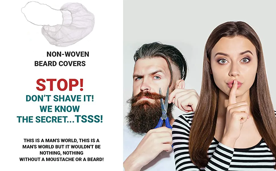 Protective Plastic/PE Ear/Head-Set/Microphone/Headphone/SMS/Disposable PP Nonwoven Beard Cover