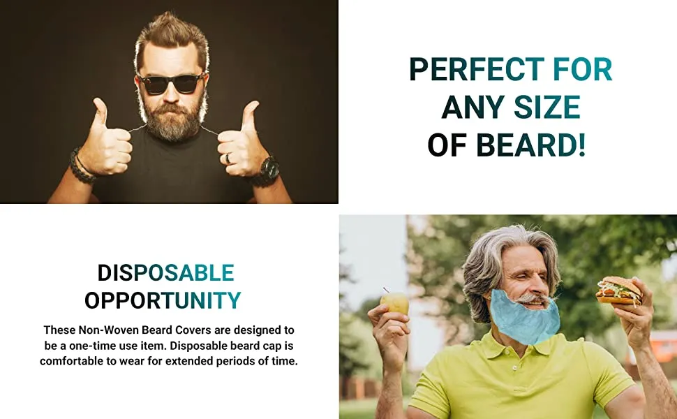 Protective Plastic/PE Ear/Head-Set/Microphone/Headphone/SMS/Disposable PP Nonwoven Beard Cover