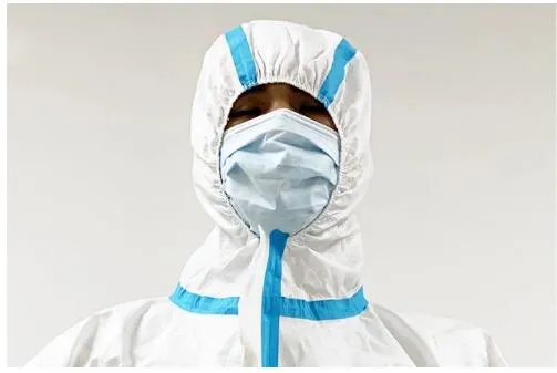 Protective Suit Medical Coverall Disposable Isolation Clothing Protective Gown