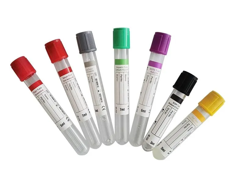 Red/Orange Cap Procoagulation Tube Clot Additive Non-Vacuumed Blood Collection Tube