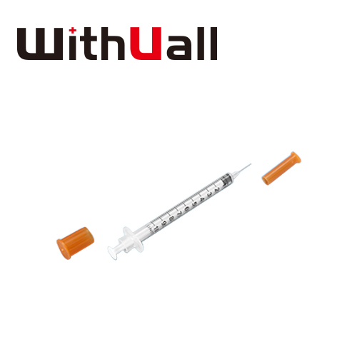 Safety Professional High Quality with Fixed Needle U-100 U-40 0.5ml/1ml Insulin Syringe