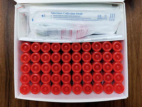 Sampling Tube with Nasal & Throat Swab Vtm Sterile Flu Test Nasal Swab