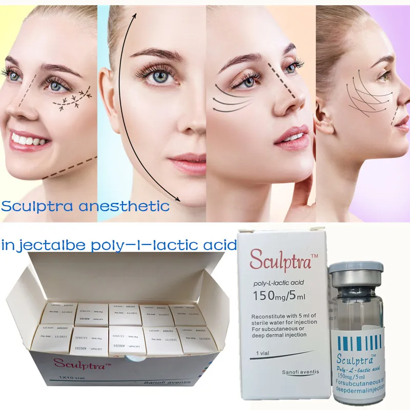 Sculptra Restore Lost Facial Collagen Plla Filler for Wrinkle