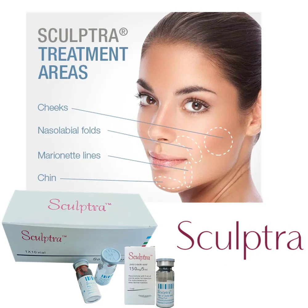 Sculptra Restore Lost Facial Collagen Plla Filler for Wrinkle