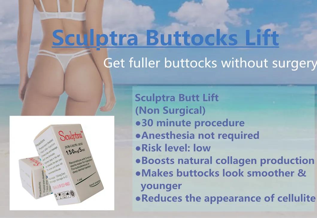 Sculptra Restore Lost Facial Collagen Plla Filler for Wrinkle
