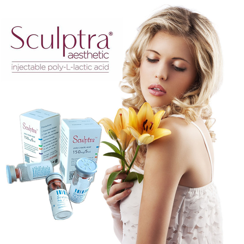 Sculptra Stimulates Collagen Production Plla Powder Poly L Lactic Acid Injection Derm Filler for Face