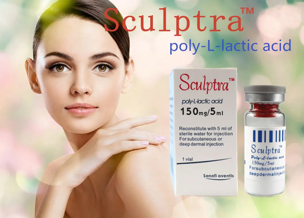 Sculptra Stimulates Collagen Production Plla Powder Poly L Lactic Acid Injection Derm Filler for Face